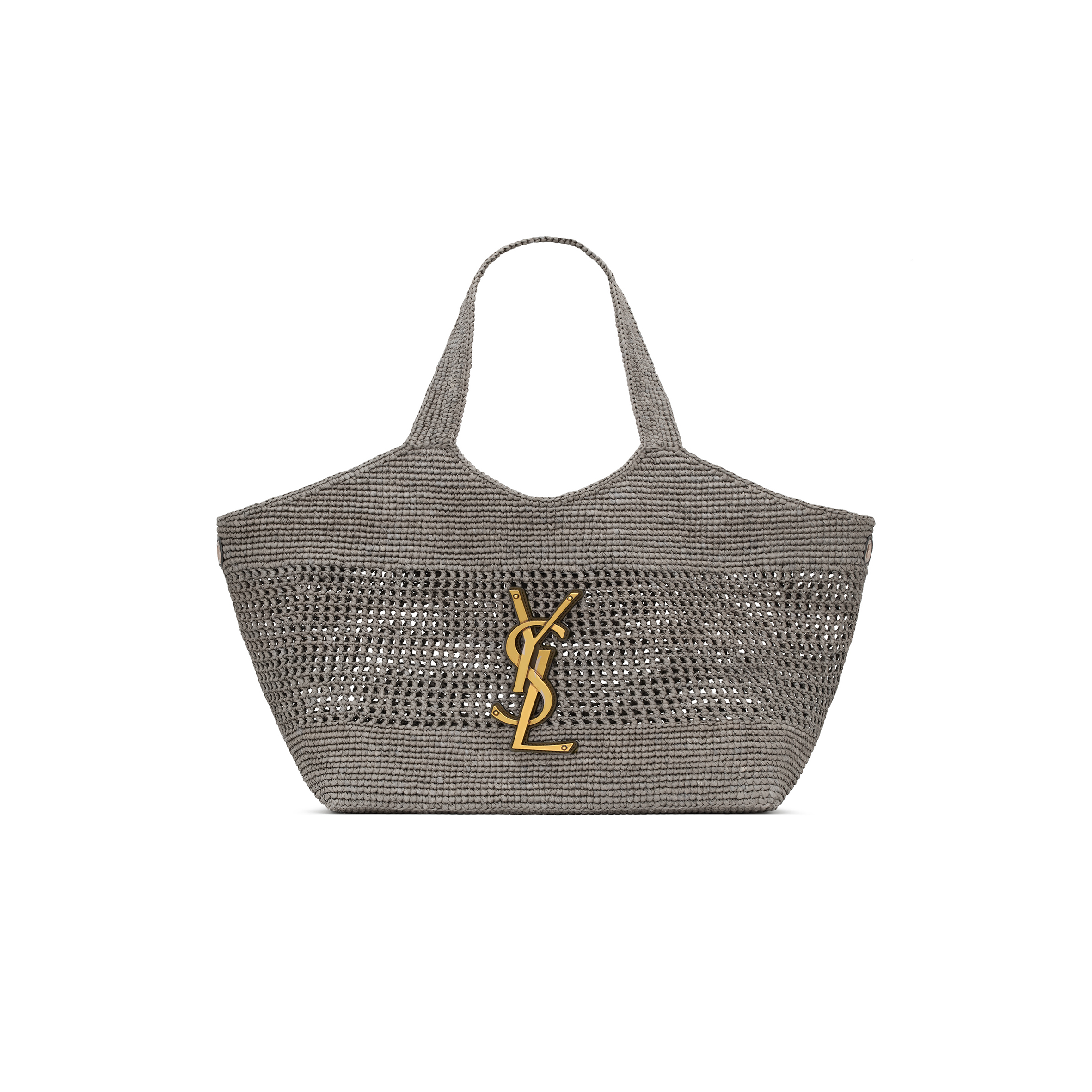 YSL ICARE MEDIUM IN RAFFIA 868748 (31*28*15cm)